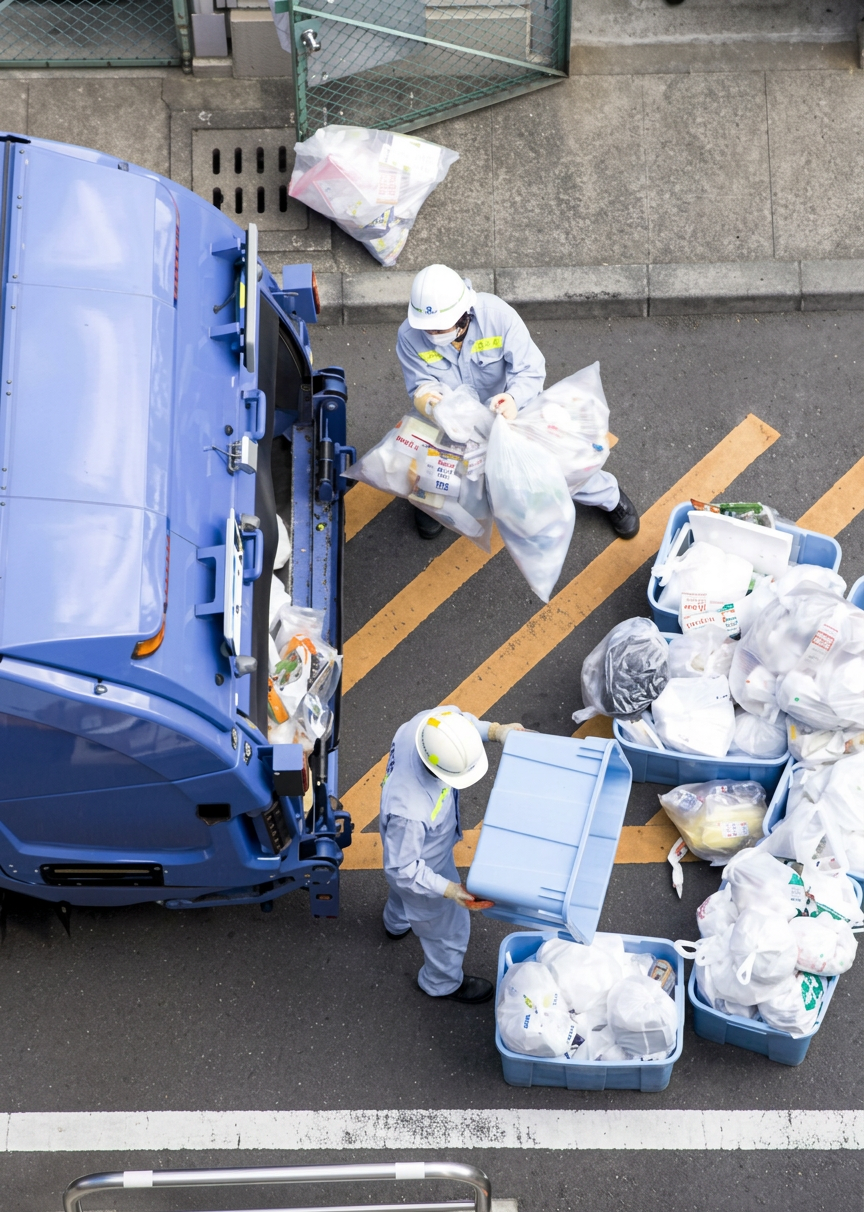 移転・閉店時の不用品回収の様子