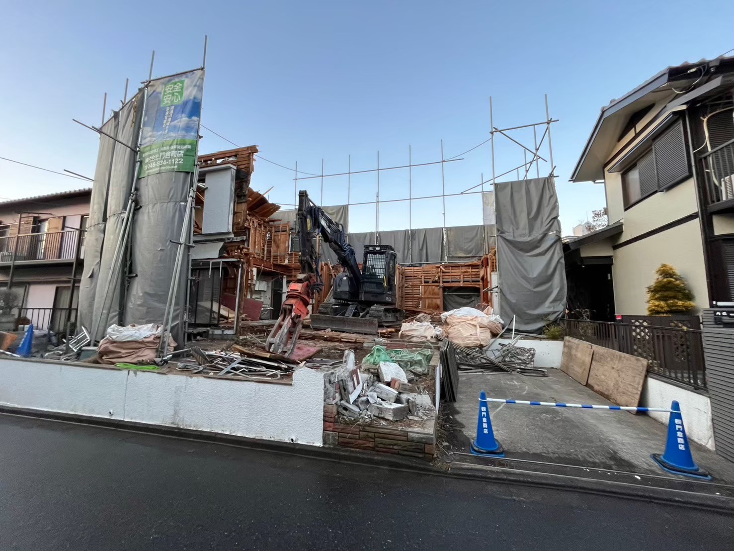 木造2階建て住宅の解体実績