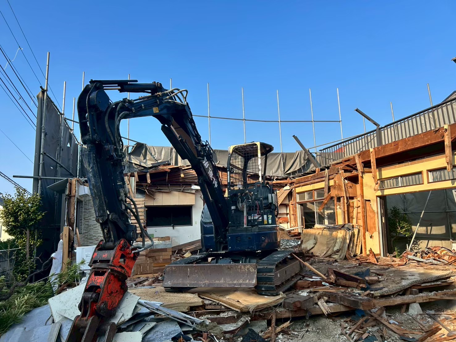 木造2階建て住宅の解体実績